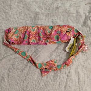 Nwt Gianni bini bandeau swim top size s